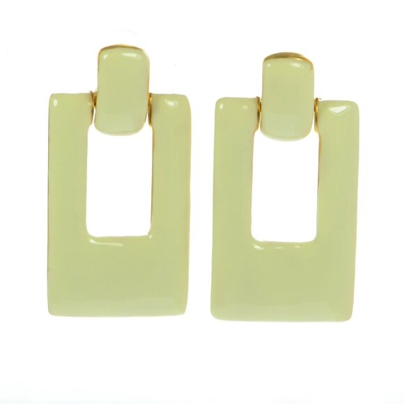 Jennifer Behr Jewelry - Jennifer Behr Bronte Enamel Clip-on Drop Earrings